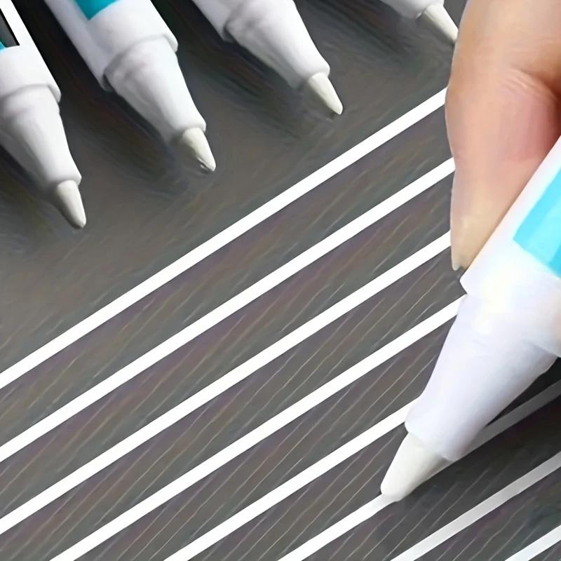 10pcs White Marker Pen, Oily Fine Tipped Marker Pen, Waterproof and Non Fading Paint Markers Art Supplies classroom supplies