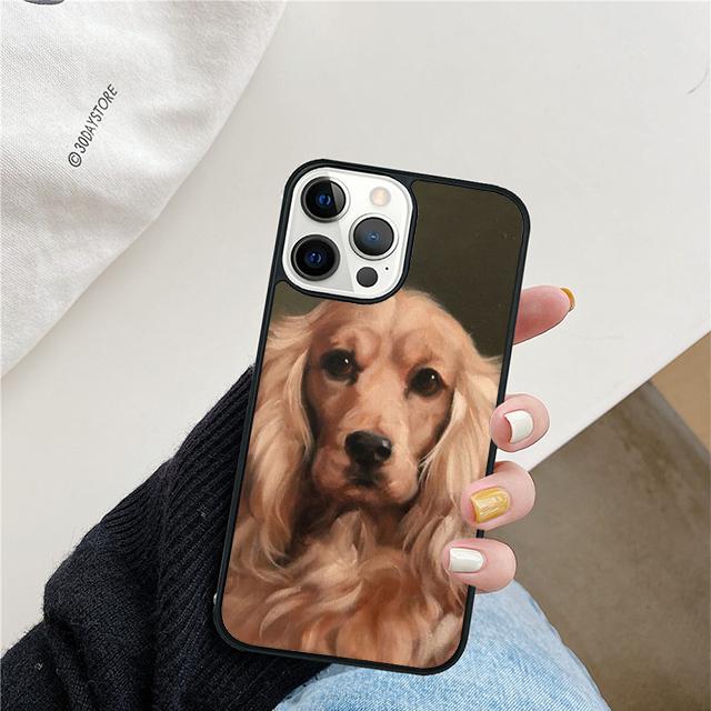 

Funny Cocker Spaniel Dog Phone Case Cover For iPhone 17 Air 15 16e 11 13 14 Pro Max 12 Plus Max Fundas iPhone 17pro max