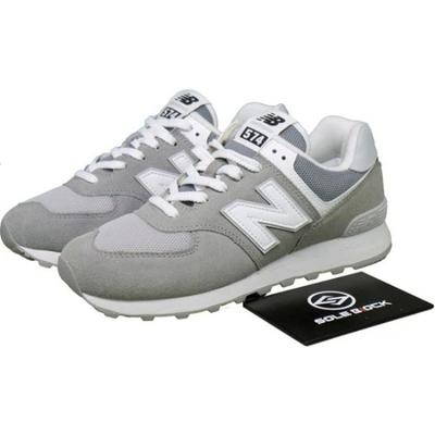 574 Grau-weiße Unisex-Sneaker U574FGR