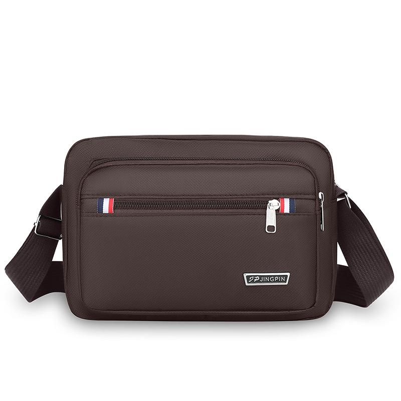 

Мужская наплечная сумка Уличная модная сумка-мессенджер Повседневный деловой кошелек Многослойная сумка для хранения