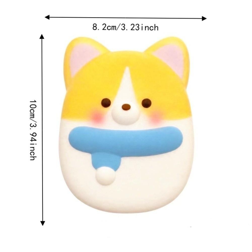 Slow Rebound Squeeze Toys PU Fidget Toy Sensory Toy Cartoon Dog Squishy Toy Gift Giving