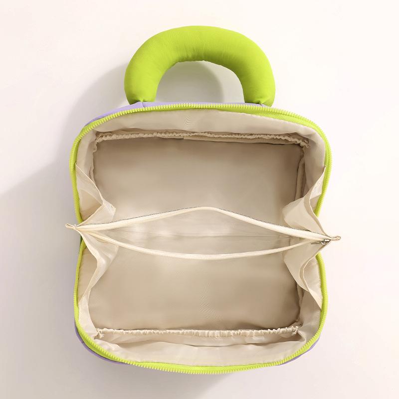 Makeup Bag Portable Travel Cosmetics Storage Bag Large Capacity Handheld Toiletry Storage Bag Multifunctional Waterproof Toiletry Bag Handbag