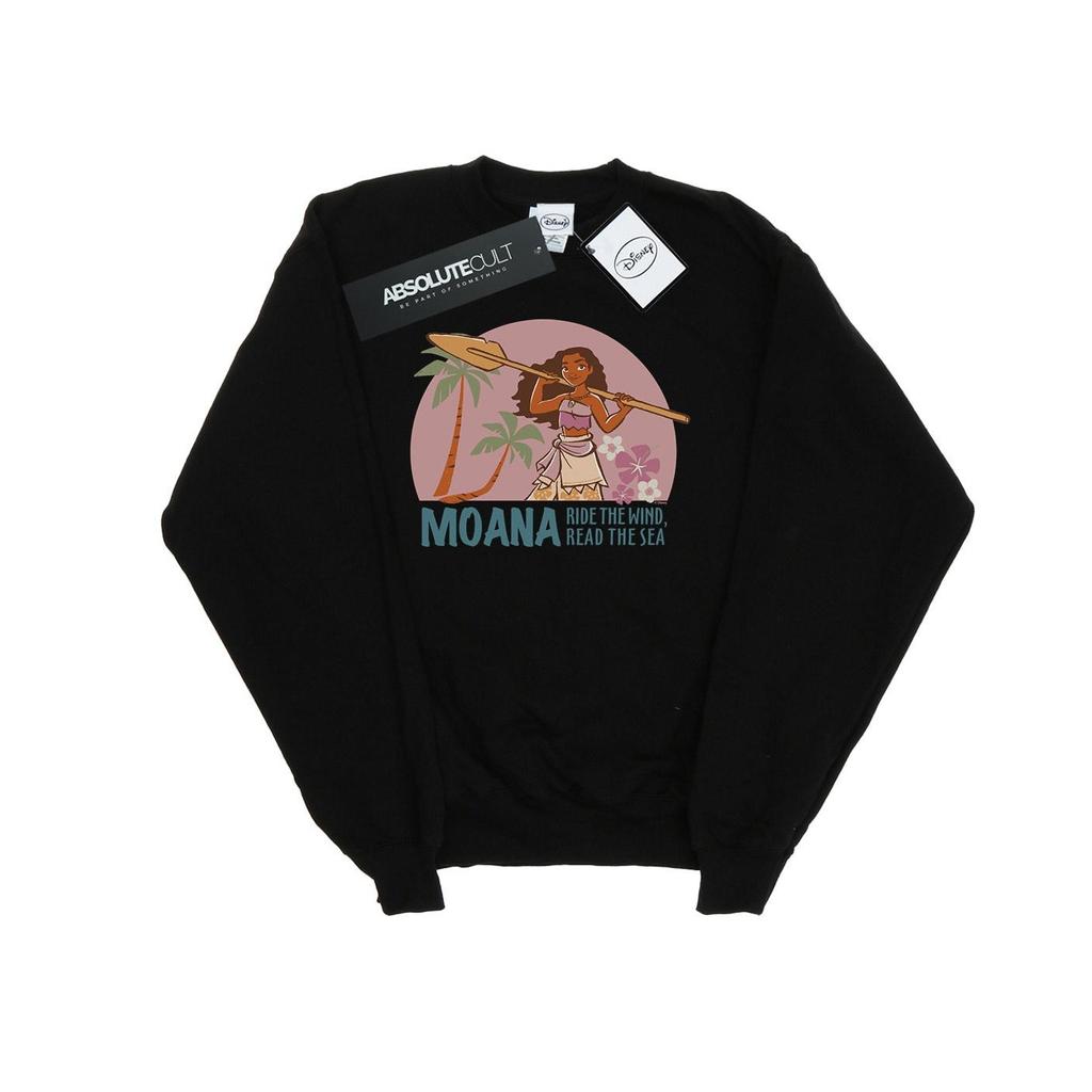 Disney Girls Moana Read The Sea Sweatshirt