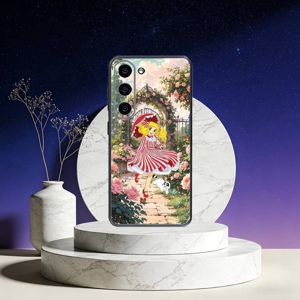 

Anime Candy Candy Phone Case For Samsung Galaxy A73,A72,A71,A70,A53,A52,A51,Others Soft Black Cover Samsung a21