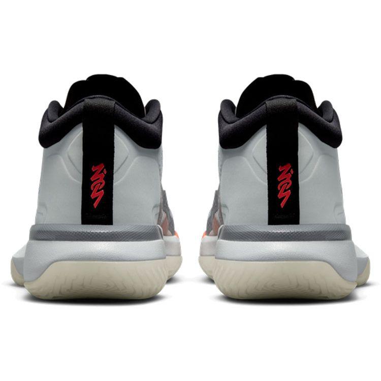 Air Jordan Zion 1 PF Světle kouřově šedá Pánské tenisky Černá Totálně oranžová DA3129-008