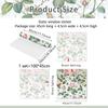 Sunshine Glass Sticker Colorful Rose Flower Vine Electrostatic Sticker Double-sided Printing Visual Window Sticker No Glue