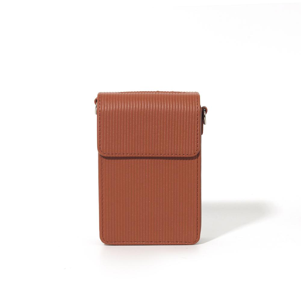 

[Film Lab] Instax Mini Link+ PU Leather Camera Case Soft Protective Case with Strap CAA91 коричневый