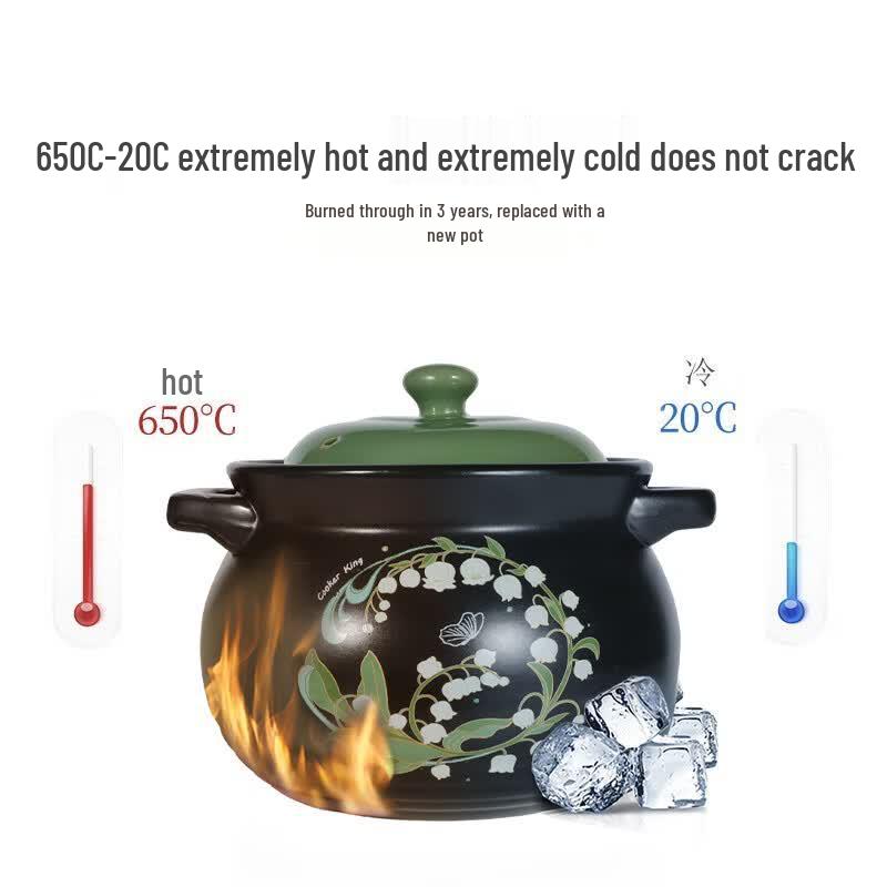 КЕРАМИЧЕСКИЙ ГОРШОК ДЛЯ ЗАПЕКАНКИ COOKER KING Ландыш