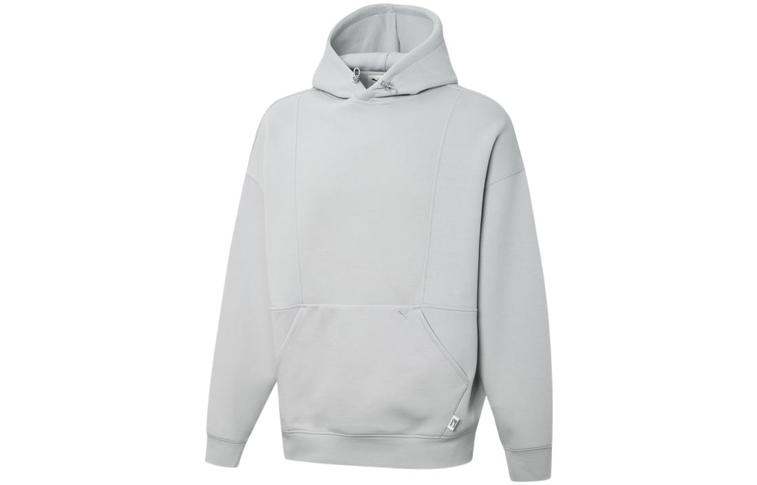 PUMA Sweatshirts Unisex Gray Hooded Moderate Other 534673-19 L
