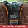 Strong Elastic Car Mesh Net Bag Between Car Organizer Seat Front Storage Bag Luggage Holder Pocket For Car Stowing Tidying
