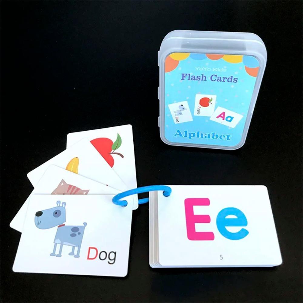 Brinquedos Montessori para Crianças Aprendizagem Precoce Cartões de Memória em Inglês Brinquedos Educacionais Cognição Infantil Cartão de Palavras Forma Animal Cor Brinquedo