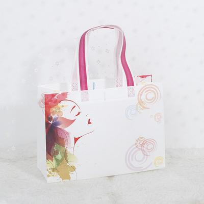 Bolsa Ecológica de Tecido Não Tecido Rosa Flor Dobrável de Alta Qualidade Estampa de Rosa Viagem Mercearia Sacola de Compras