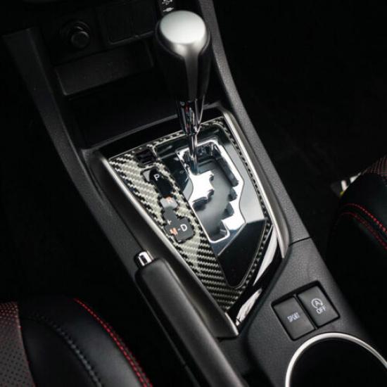 Carbon Fiber Gear Shift Panel Cover Trim For Toyota Corolla Levin 2014-2018