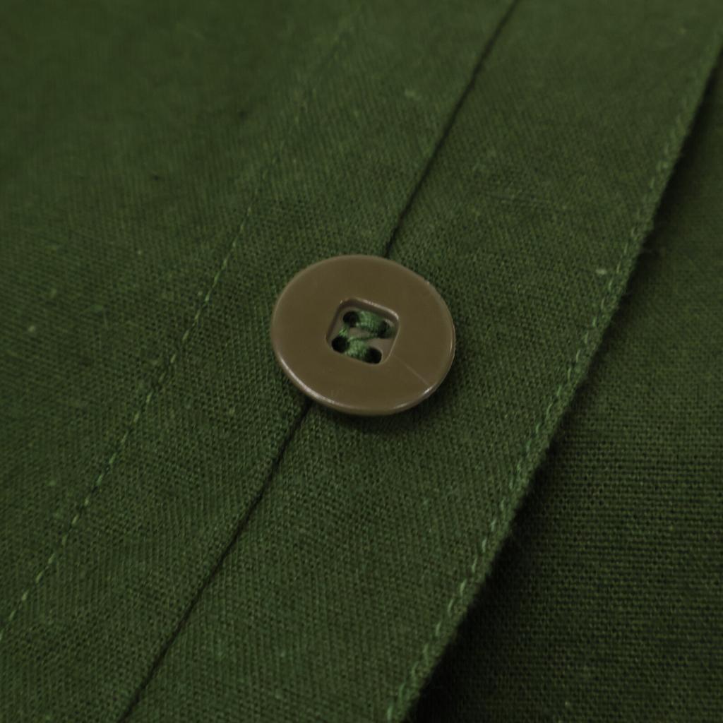 CATTA Khaki Collarless Jacket Jacket Not Written khakiUsed