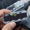 Solarbetriebenes blinkendes Warnlicht LED-Warnsicherheitsblinken durch Blitzlicht Einstellbar Auto-Parkleuchte Hinten Warnlicht