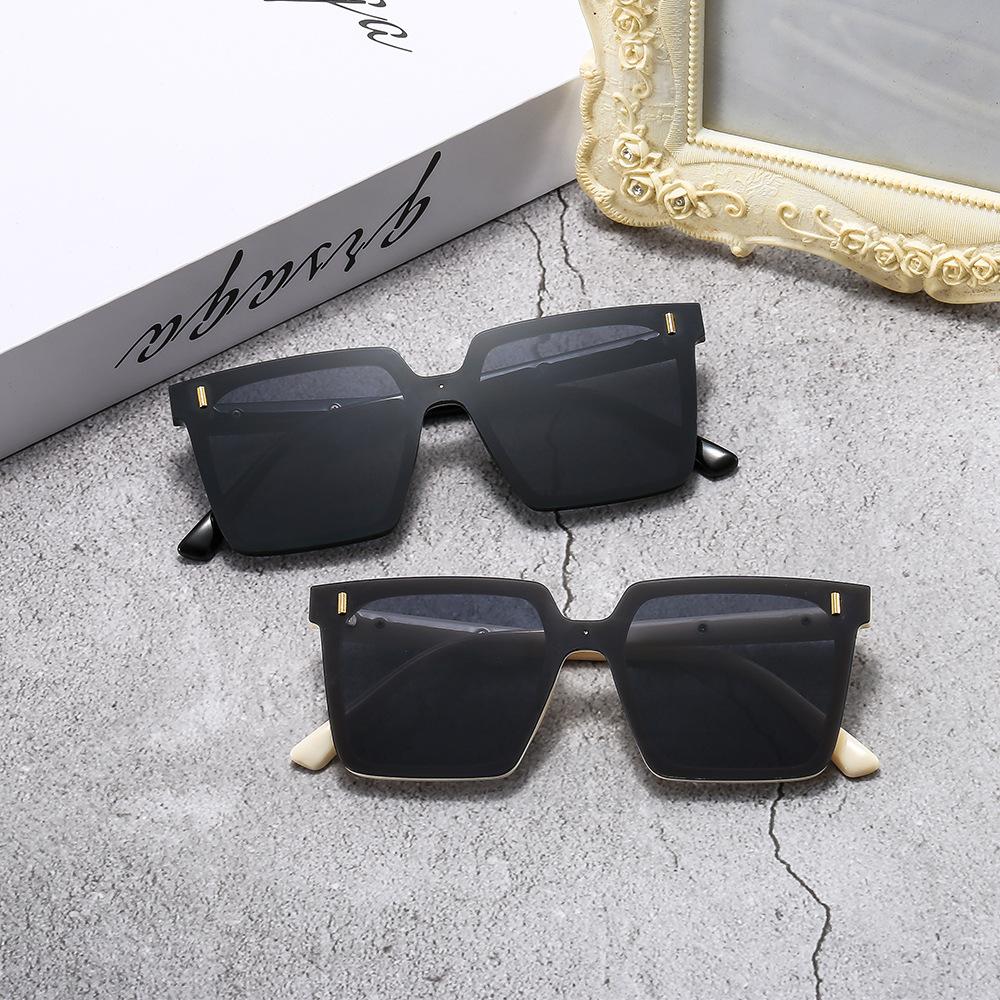 GM sunglasses women's high sense fashion big frame Internet celebrity sunglasses, men's one-piece polarizer