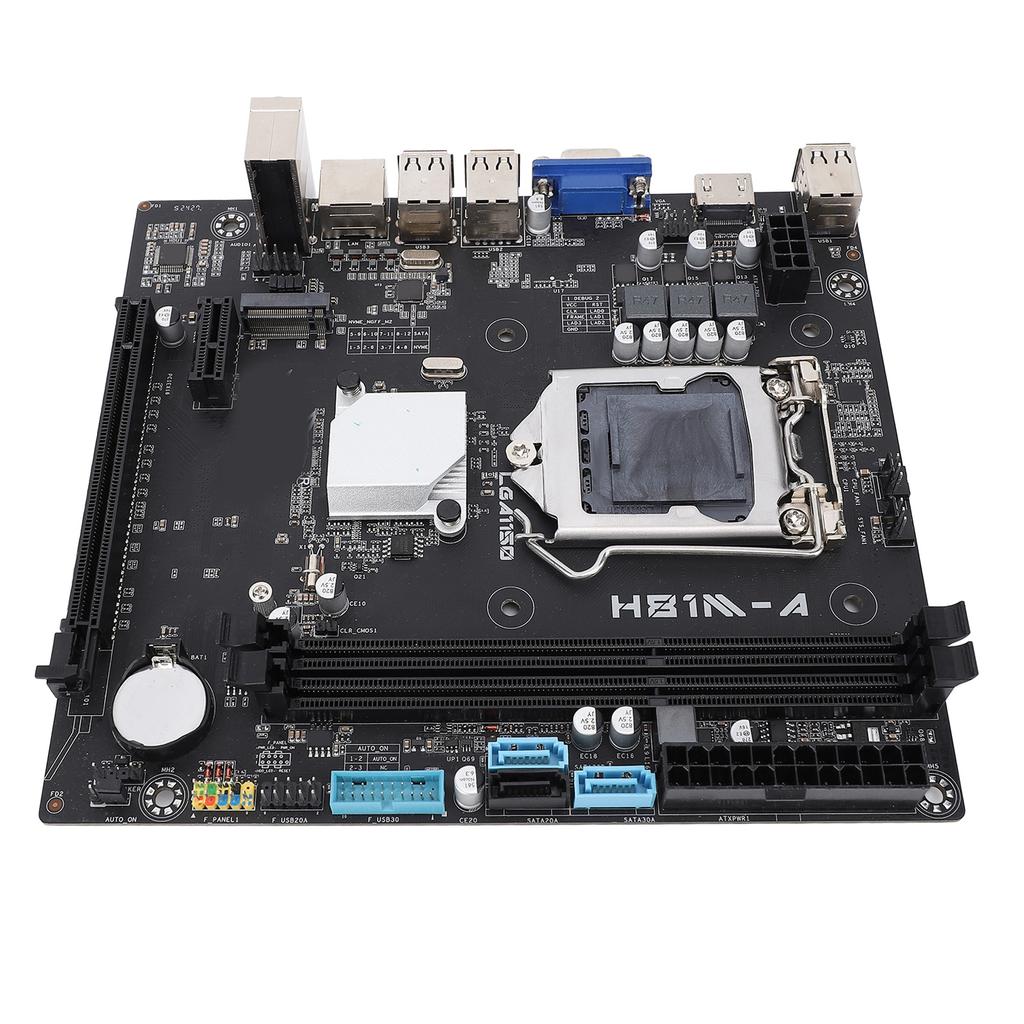 H81M A Mining Motherboard for LGA1150 ATX DDR3 Serial ATA3.0 M.2 NVME 1920x1080 60Hz PCIE 2.0x16 Gaming Motherboard for
