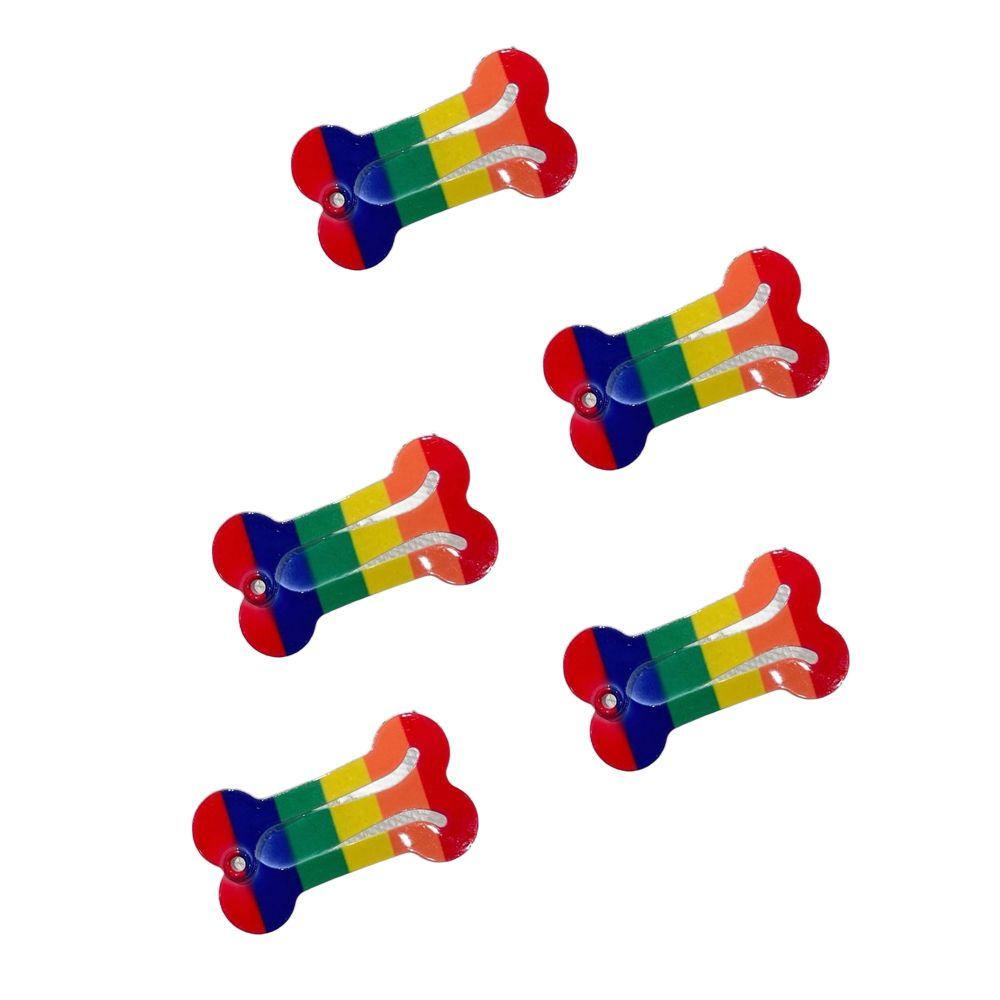 Gitter, Streifenmuster für kleine Hunde Haustier-Haarspange Katze Pflegezubehör Schnapp-Haarspangen Hunde-Haarspange