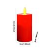 1pc Flameless Votive Candles with Moving Flame Battery Operated LED Pillar Candles for Wedding Christmas Fake Candles