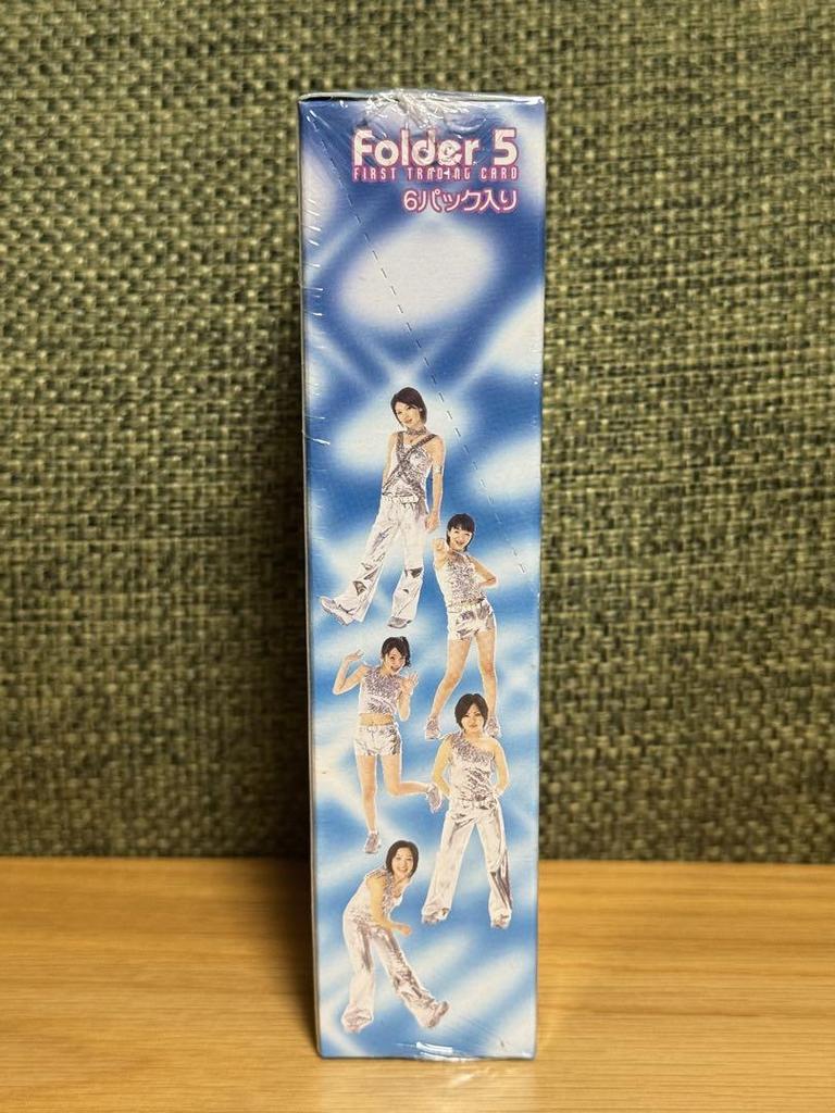 [USED] Rare Folder 5 Trading Card Box with Shrink Wrap Hikari Mitsushima