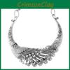 And Peacock Dragon Vintage Pendant Necklace For Ethnic Style Costume Accessories
