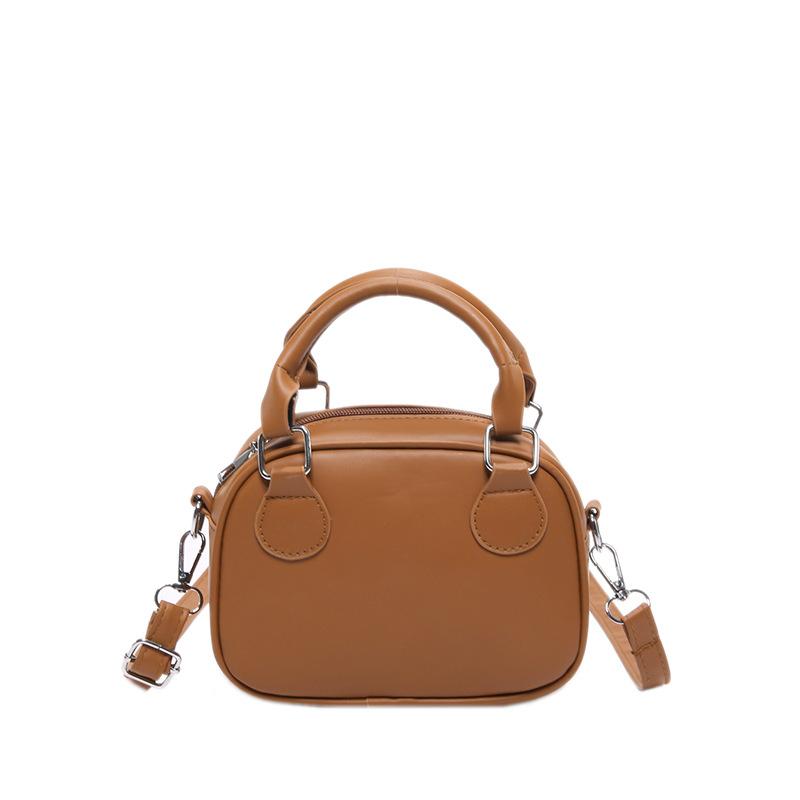 Autumn and Winter New High-end Textured Bag Women's Retro Versatile Ins Style Handbag Oily Leather Popular Shoulder Messenger Bag