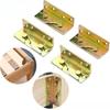 Furniture Hinge Bed Frame Bracket Furniture Assembly Galvanized Steel Construction No-slot Installation For Wooden Furniture