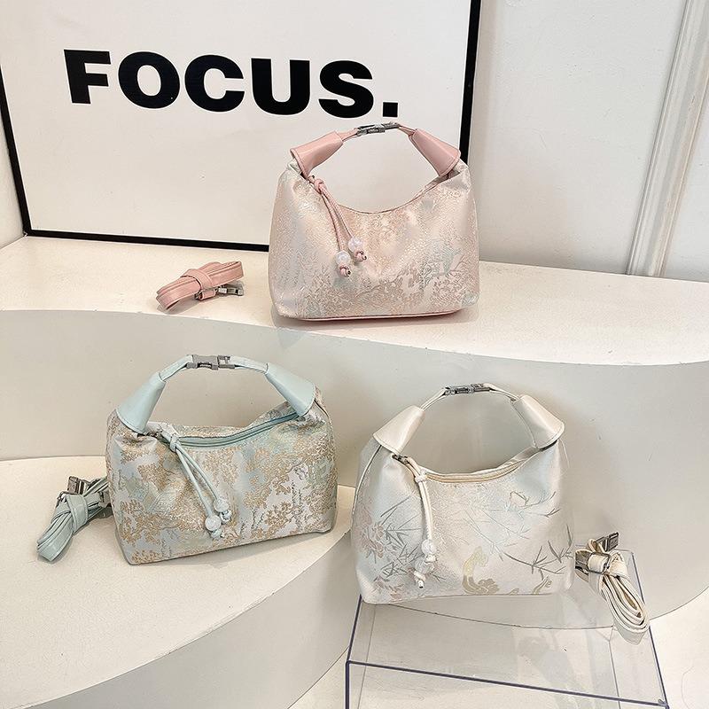 Summer Niche New Chinese Bag Women's New Versatile Messenger Bag National Style Hanfu Embroidered Small Bag