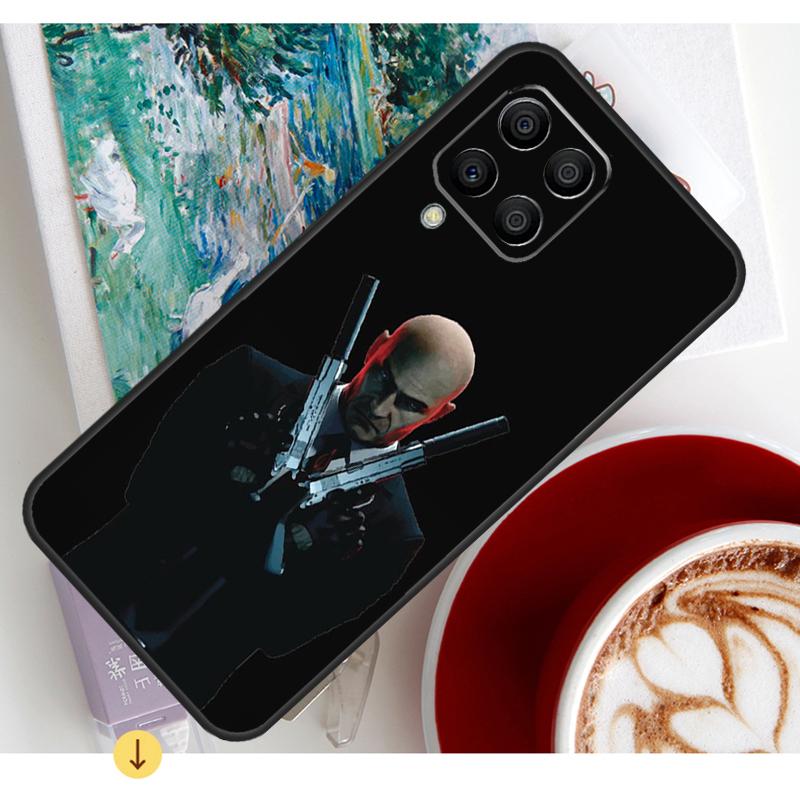 Man Hitman Agent Case For Samsung Galaxy M15 M21 M31 M55 M56 M36 M16 M06 M13 M33 M53 M12 M32 M52 M14 M34 M54
