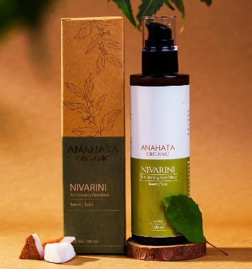 Anahata Nivarini Neem & Tulsi Face Wash for Oily & Acne-Prone Skin 100ml | Anti-Acne Herbal Face Wash for Pimples, Blackheads & Acne Scars | Salicy