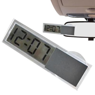 SOUFLY Araç LCD Saati, Araç LCD Saati | Vantuzlu Araç Saati