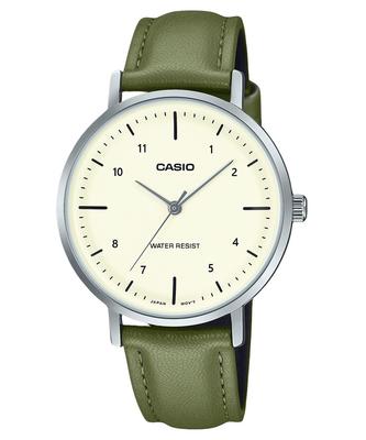Standard Analog Lederarmband Beige Zifferblatt Quarz LTP-VT03L-3B Damenuhr