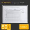 Card Sleeve Magnetic Frame Equipment Spot Check Table Kanban Card Bag Elevator Inspection Record Table Protective Cover Wall Sticking File Storage Bag