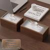 Elegant Wooden Tissue Box for Living Room - New Chinese Style