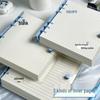 Premium Blue Transparent Soft Leather Notebook for Students