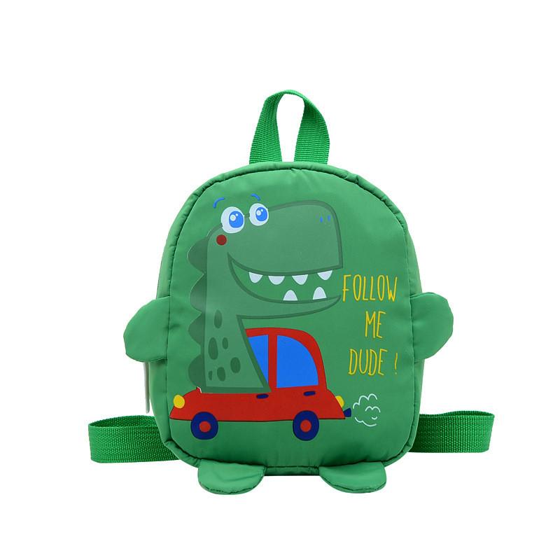 Dinosaur Car Pattern Shoulder Bag Kids Snack Backpack Outdoor School Bags Gift