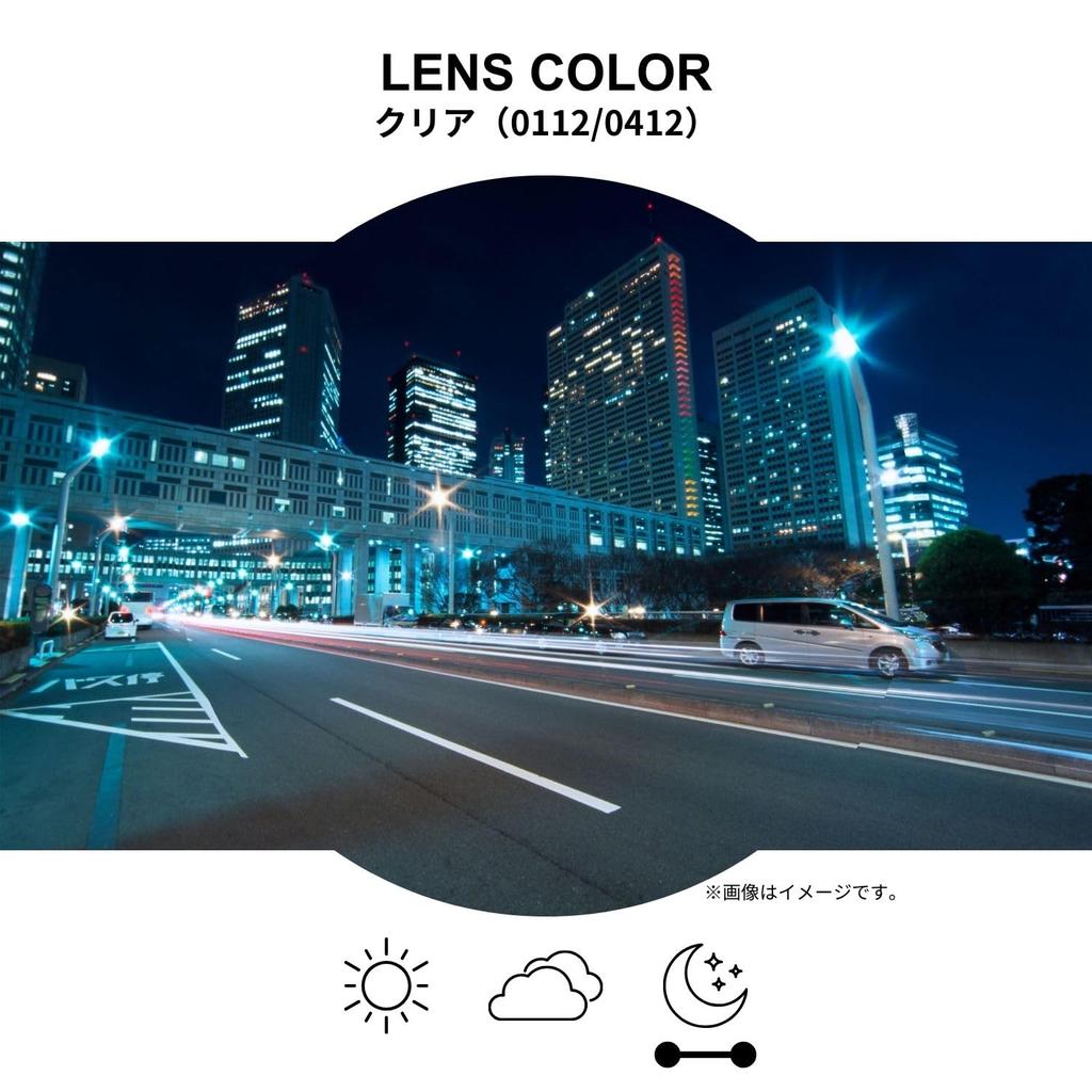 Swans Spare Lenses for Clear Claritex Japanese-Made Sunglasses, Springbok, L-SPB-0412_CLA 0412, (Double-Sided Water-Repellent Coating)