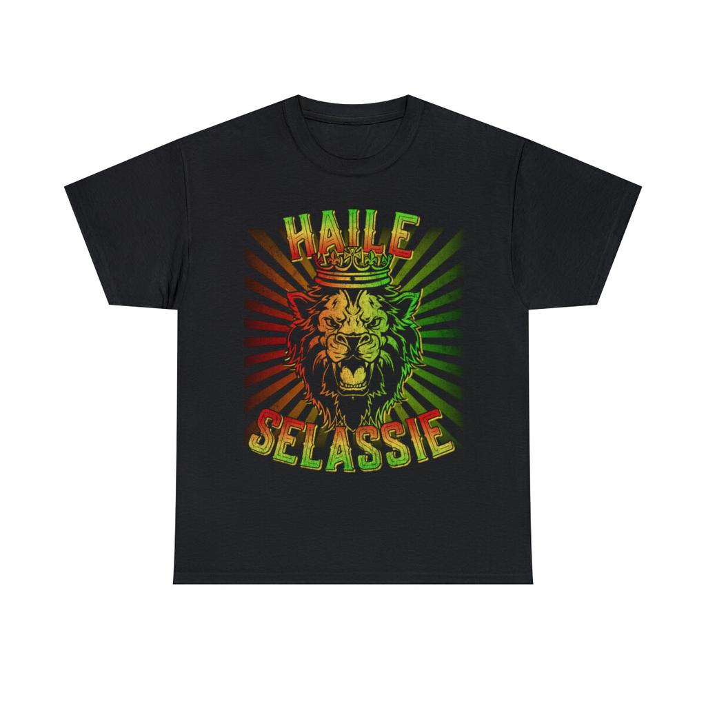 Haile Selassie Jah Rastafari Graphic Tee Shirt, S-5XL