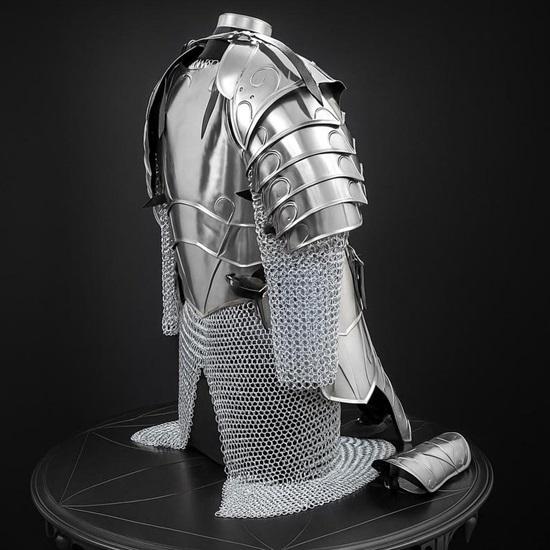 Elven Empress Costume Armor Full Steel Fantasy Battle Suit for Women’s Cosplay, LARP  Medieval Dress-Up