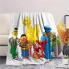 Sesame Street2 Flannel Blanket, High quality Comfortable for All Seasons, Home Decor, Warmth and Comfort