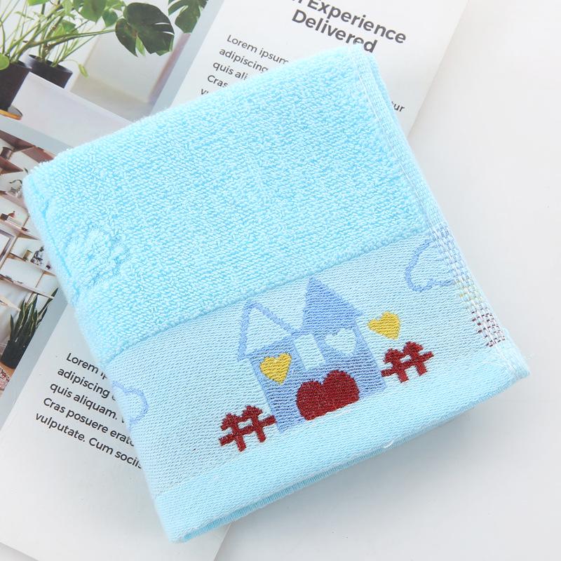 Weiches & Saugfähiges Kinderhandtuch aus Reiner Baumwolle - 25x50cm, Gesticktes Logo, Perfekt für Babys, Kleinkinder & Schulkinder.