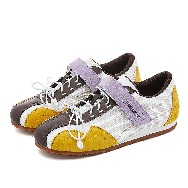 Fashion AIYUQI Women Sneakers 2025 New Women Flat Shoes Color-Blocked Large-size Sneakers Skateboard Female Shoes