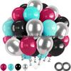 30-Piece Matte Balloon Set for Birthdays and Weddings, Vacuum-Packable