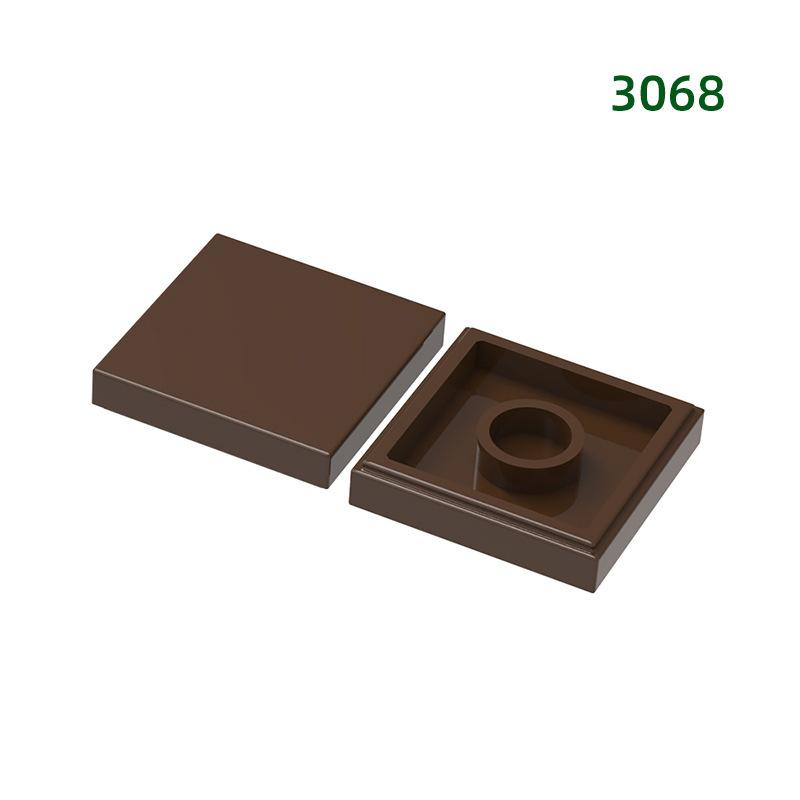 WANGE 2*2 Building Blocks 100Pcs Small Compatible Bricks 4-Hole Smooth Panel Elements Accessories MOC DIY Bulk Kids Toy No.3068