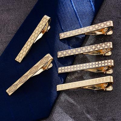 Clipsuri de cravată clasice metalice ac de cravată pentru bărbați formal ceremonie de nuntă bărbați femei cravate accesorii costum