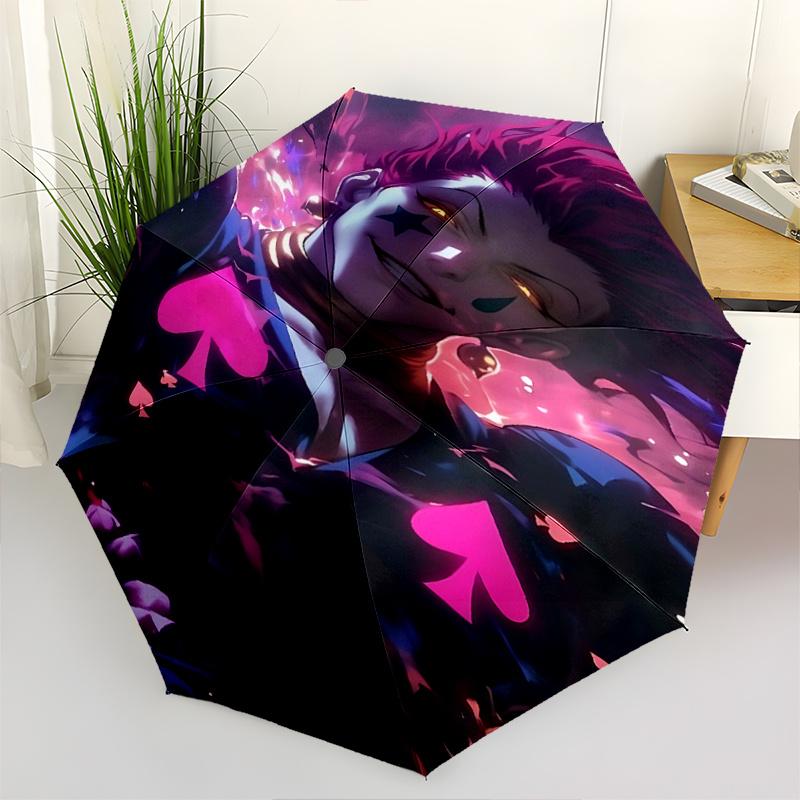 

1pc Poker Star Spade Umbrella Automatic Opening & Closing, Foldable Design, Outdoor, Ideal Gift for Fans, Travelers, Daily Use.C020