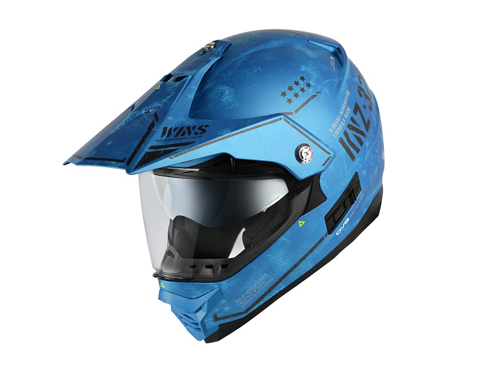 

WINS JAPAN Motorcycle COMBAT Samarkand Blue M X-ROAD M40. Size