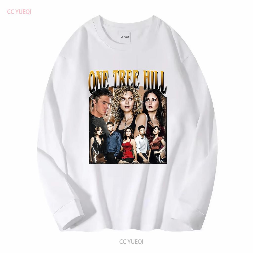 Limitiertes One Tree Hill Vintage T-Shirt für Damen und Herren, lang- oder kurzärmelig, Vintage-Waschung, atmungsaktiv, bequem, vielseitig