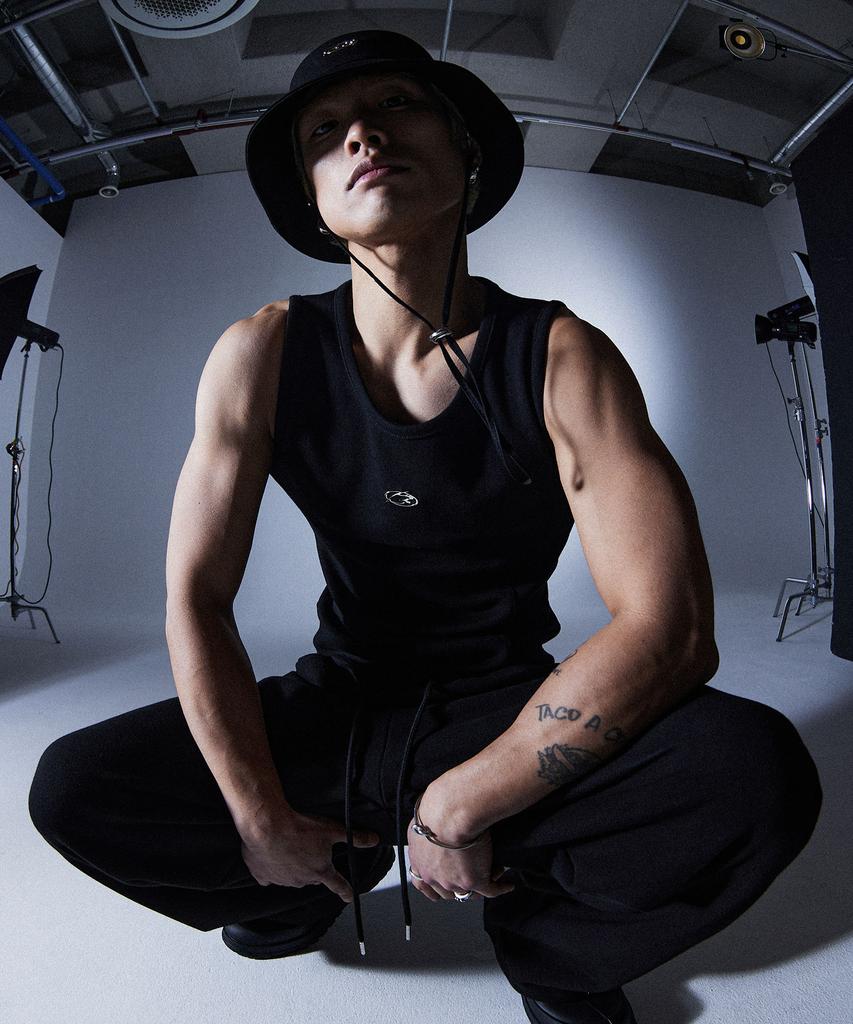 MORE THAN BLACK Logo Bucket Hat