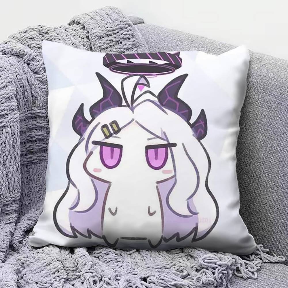 Anime Chibi Blue Archive Cute Home Sofa Cushion Covers and Aecorative Custom Pillow Covers